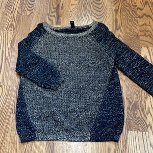 Black and gold sweater